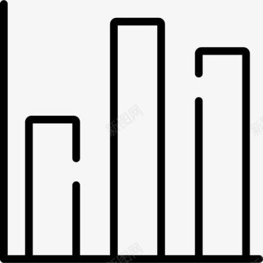 条形图图形工具2线性图标图标