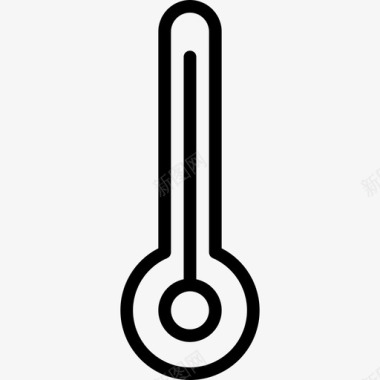 温度计天气111线性图标图标