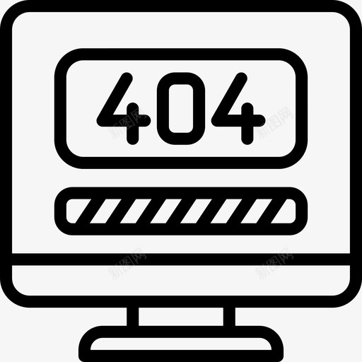 404错误技术支持21线性图标svg_新图网 https://ixintu.com 404错误 技术支持21 线性