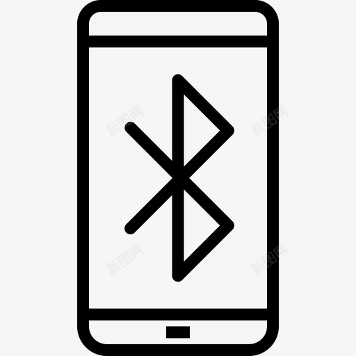 智能手机移动8线性图标svg_新图网 https://ixintu.com 智能手机 移动8 线性