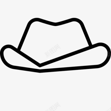 牛仔帽配件服装图标图标