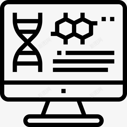 遗传学科学49直系图标svg_新图网 https://ixintu.com 直系 科学49 遗传学