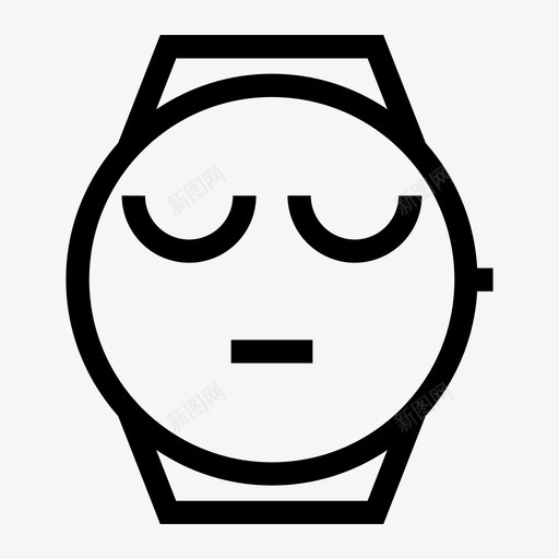 手表闹钟智能手表图标svg_新图网 https://ixintu.com 手表 时间 智能手表 睡眠时间 计时器 闹钟