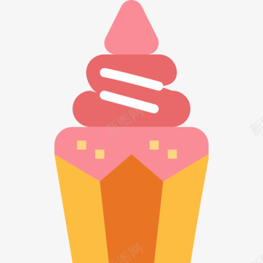 纸杯蛋糕生日派对20平的图标图标