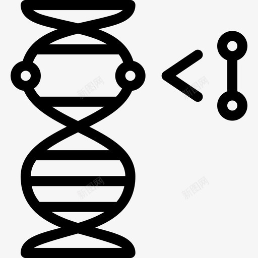 Dna技术42线性图标svg_新图网 https://ixintu.com Dna 技术42 线性