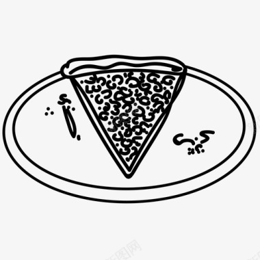 披萨盘巴西烹饪图标图标