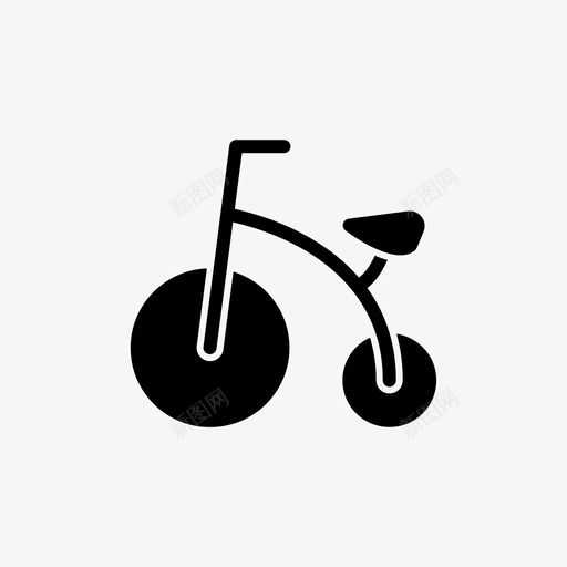 三轮车婴儿字形图标svg_新图网 https://ixintu.com 三轮车 图标 婴儿 婴儿图标字形样式 字形 玩具