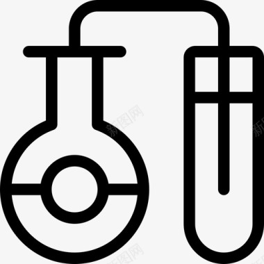 试管科学54线性图标图标