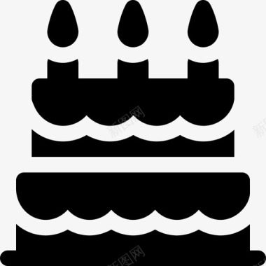 生日蛋糕家庭生活15馅图标图标