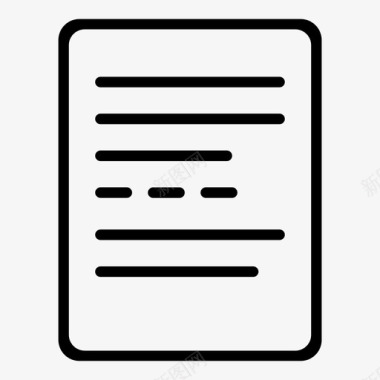 文本文件合同信件图标图标