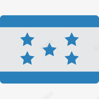 洪都拉斯国旗15平坦图标图标