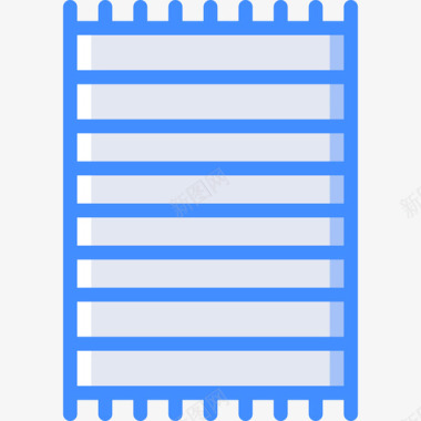 毯子夏季蓝色图标图标