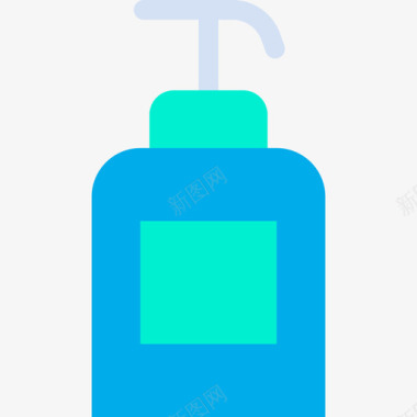 肥皂美容和水疗3平的图标图标