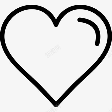 心脏心脏4线性图标图标