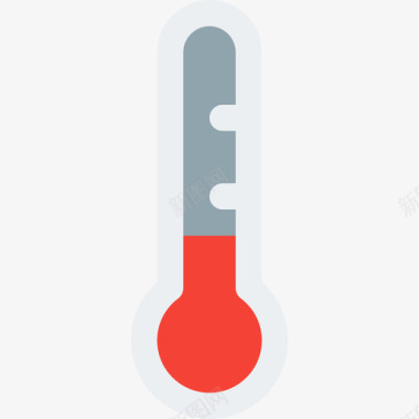 温度计天气97扁平图标图标