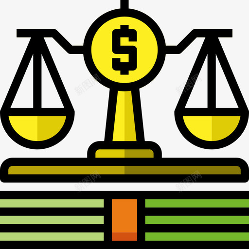 法律商业和金融57线性颜色图标svg_新图网 https://ixintu.com 商业和金融57 法律 线性颜色