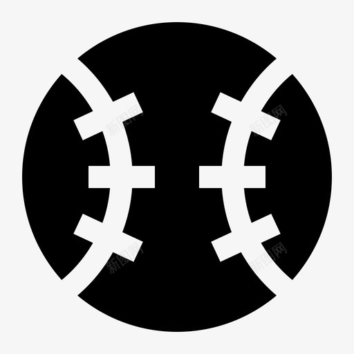 棒球游戏垒球图标svg_新图网 https://ixintu.com 垒球 棒球 游戏 运动 运动字形