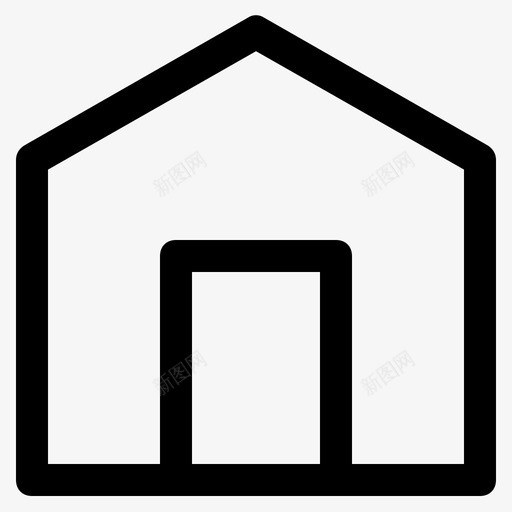 家庭建筑物房屋图标svg_新图网 https://ixintu.com 多媒体 多媒体和接口概要 家庭 建筑物 房屋 接口
