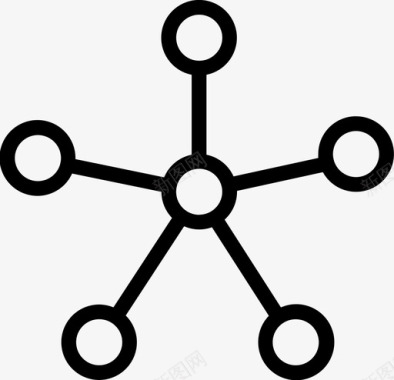 连接电缆网络图标图标