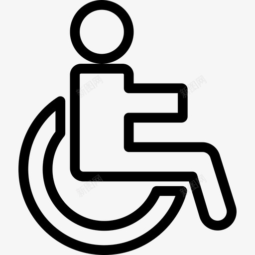 残疾13号机场直系图标svg_新图网 https://ixintu.com 13号机场 残疾 直系