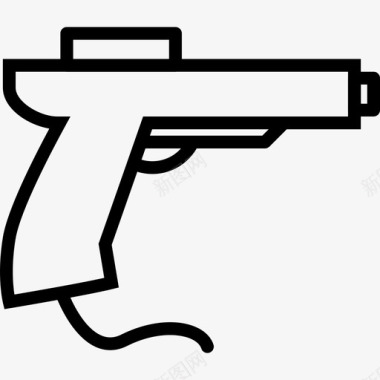 手枪游戏20直线型图标图标