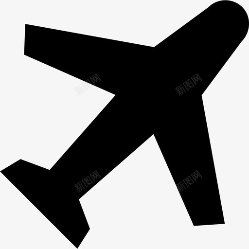飞机运输41实心图标svg_新图网 https://ixintu.com 实心 运输41 飞机
