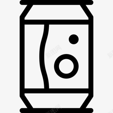 汽水罐饮料9直系图标图标