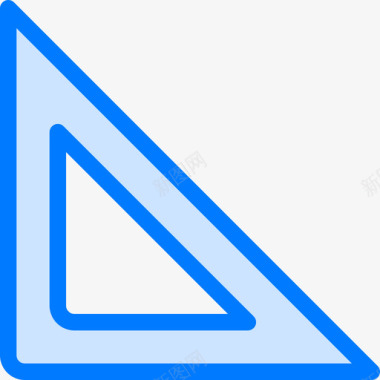方形54号蓝色图标图标