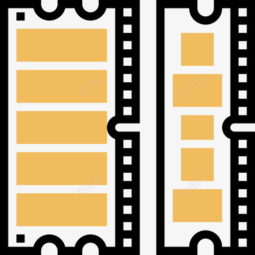 Ram内存计算机技术2黄色阴影图标svg_新图网 https://ixintu.com Ram内存 计算机技术2 黄色阴影