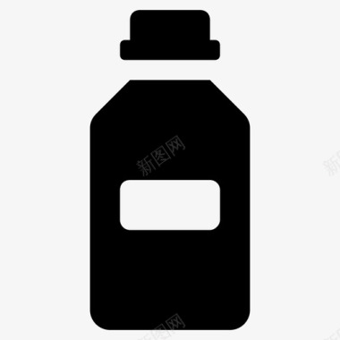 药水药瓶糖浆图标图标