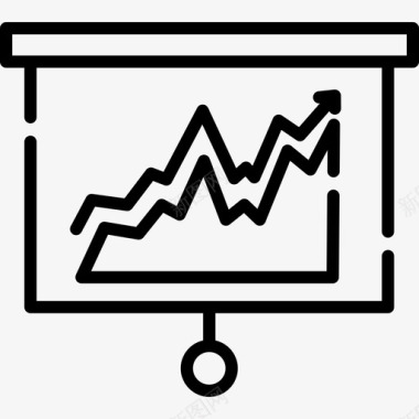 演示业务分析11线性图标图标