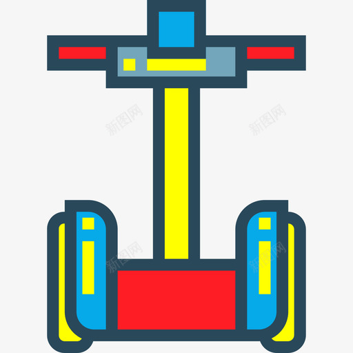 Segway小工具填充图标线性颜色svg_新图网 https://ixintu.com Segway 小工具填充图标 线性颜色