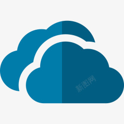 onedriveOneDrive云存储徽标扁平图标高清图片