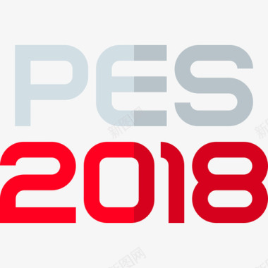 Pes视频游戏标识4扁平图标图标
