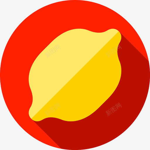 柠檬水果和蔬菜2平的图标svg_新图网 https://ixintu.com 平的 柠檬 水果和蔬菜2