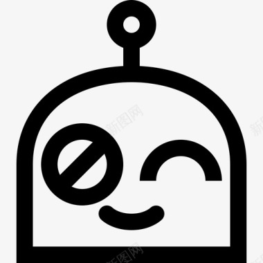 机器人表情符号头像表情符号图标图标