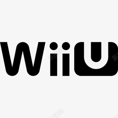 WiiU视频游戏徽标6填充图标图标