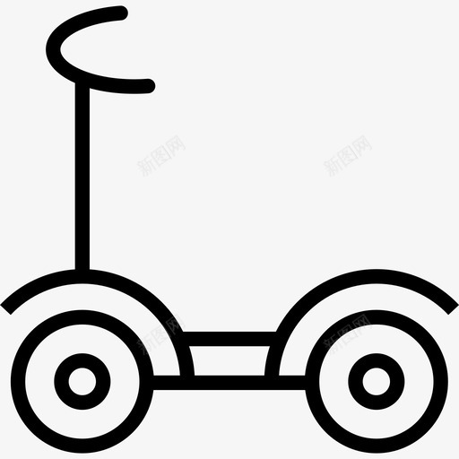 自行车婴儿53直线型图标svg_新图网 https://ixintu.com 婴儿53 直线型 自行车