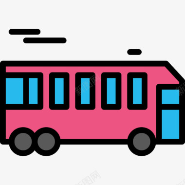 81路公交车线路颜色图标图标