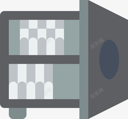 Safebox网络和数据库12扁平图标svg_新图网 https://ixintu.com Safebox 扁平 网络和数据库12