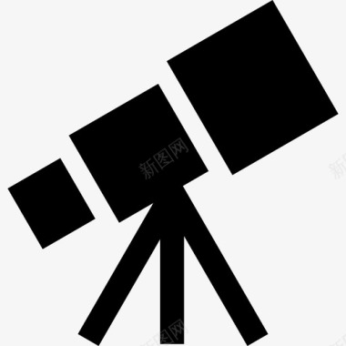 望远镜学校15充满图标图标