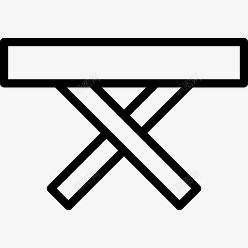 桌子家具70直线型图标svg_新图网 https://ixintu.com 家具70 桌子 直线型