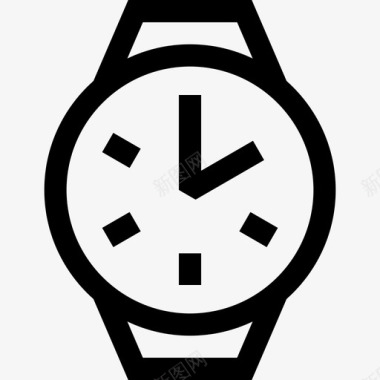 腕表创业与新业务7线性图标图标