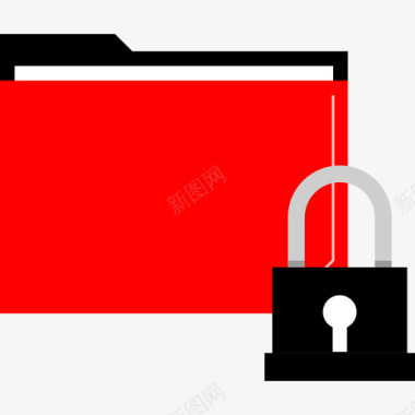 文件夹internet安全4扁平图标图标