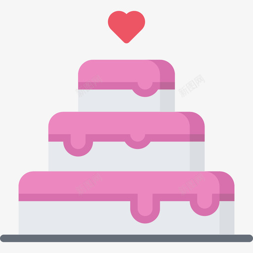婚礼蛋糕婚礼80平的图标svg_新图网 https://ixintu.com 婚礼80 婚礼蛋糕 平的