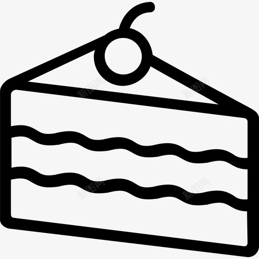蛋糕面包店和蛋糕直系图标svg_新图网 https://ixintu.com 直系 蛋糕 面包店和蛋糕