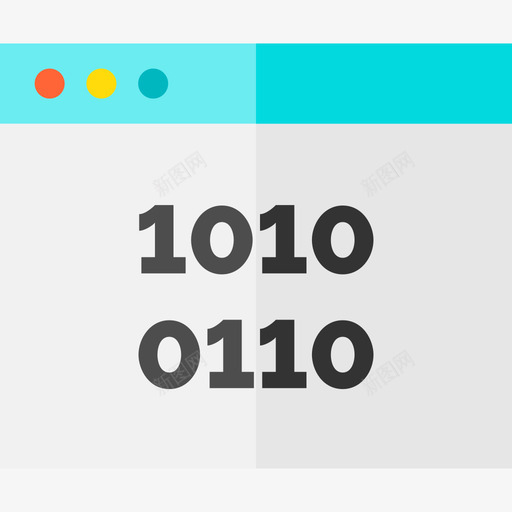 二进制代码网页43平面图标svg_新图网 https://ixintu.com 二进制代码 平面 网页设计43