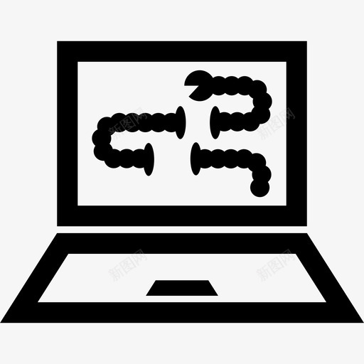 计算机病毒攻击网络图标svg_新图网 https://ixintu.com 攻击 网络 网络安全概述 蠕虫 计算机病毒