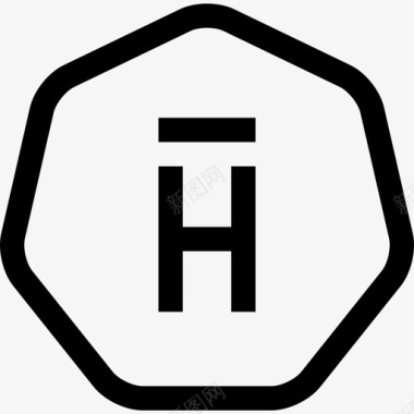 Hightail云存储徽标3线性图标图标