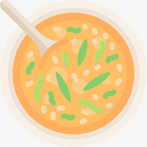 汤纯素食品3道平的图标svg_新图网 https://ixintu.com 平的 汤 纯素食品3道